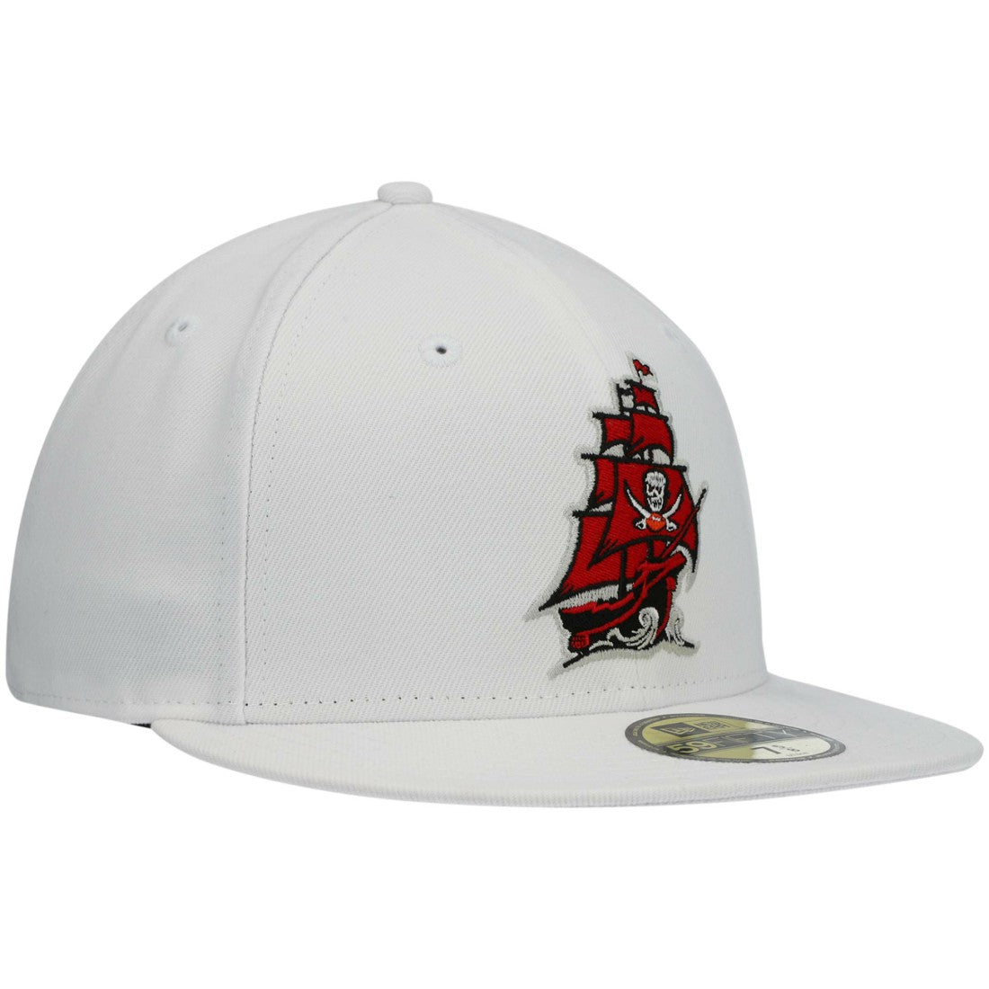 Tampa Bay Buccaneers New Era Omaha Alternate Logo 59FIFTY Fitted Hat White - NFL