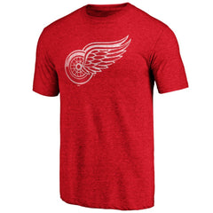 Detroit Red Wings - Greatest Dad Tri-Blend T-Shirt Red