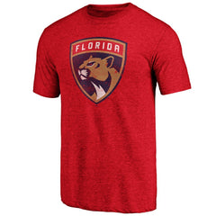 Florida Panthers - Greatest Dad Tri-Blend T-Shirt Red