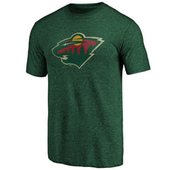 Minnesota Wild - Greatest Dad Tri-Blend T-Shirt Green