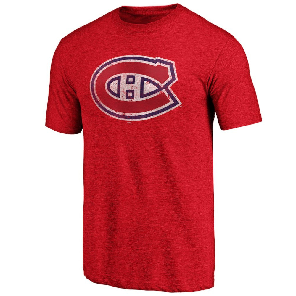 Montreal Canadiens - Greatest Dad Tri-Blend T-Shirt Red
