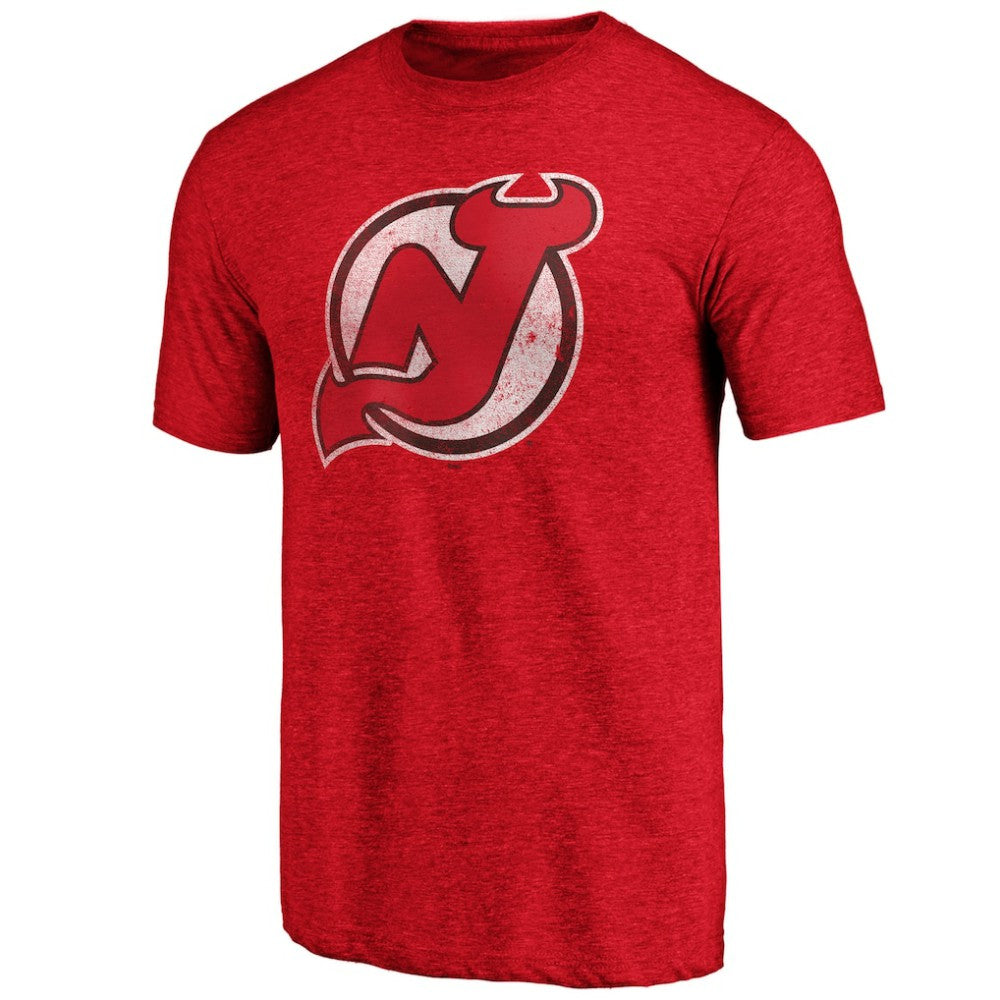 New Jersey Devils - Greatest Dad Tri-Blend T-Shirt Red