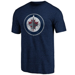 Winnipeg Jets - Greatest Dad Tri-Blend T-Shirt Navy