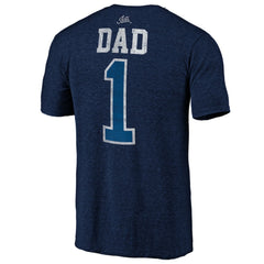 Winnipeg Jets - Greatest Dad Tri-Blend T-Shirt Navy