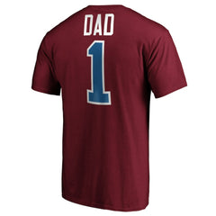 Colorado Avalanche - #1 Dad T-Shirt Burgundy