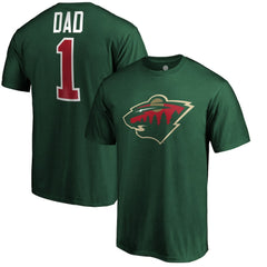 Minnesota Wild - #1 Dad T-Shirt Green