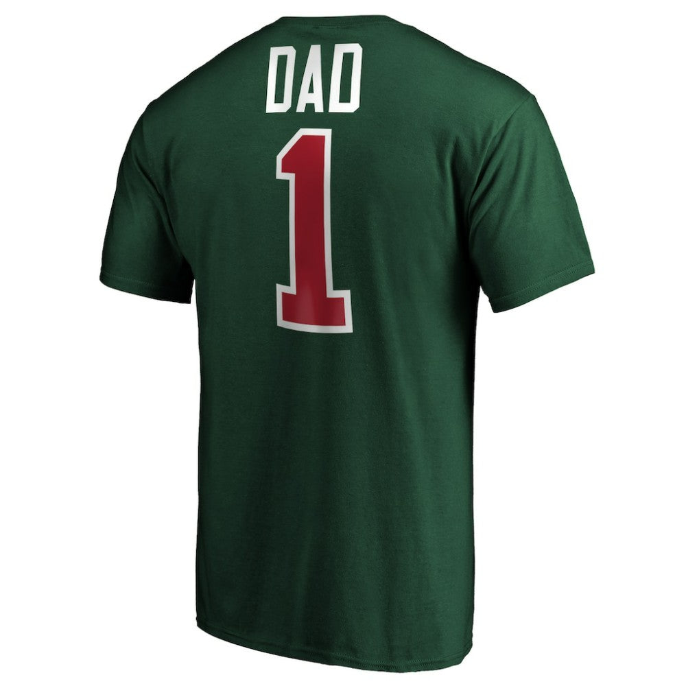 Minnesota Wild - #1 Dad T-Shirt Green
