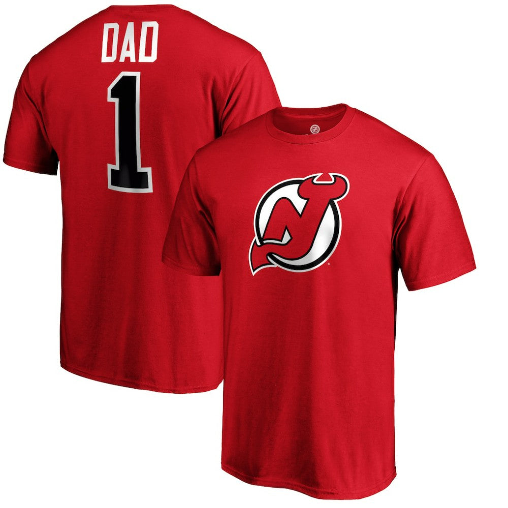 New Jersey Devils - #1 Dad T-Shirt Red