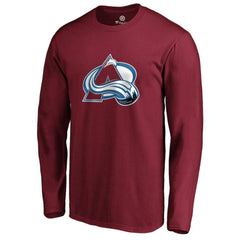 Colorado Avalanche - #1 Dad Long Sleeve T-Shirt Burgundy