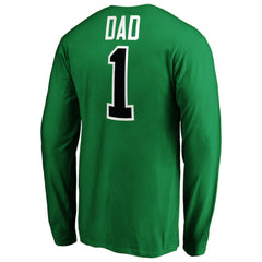 Dallas Stars - #1 Dad Long Sleeve T-Shirt Kelly Green
