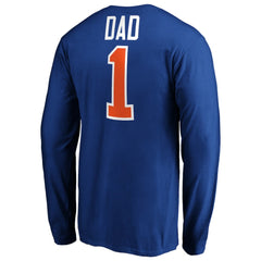 New York Islanders - #1 Dad Long Sleeve T-Shirt Royal