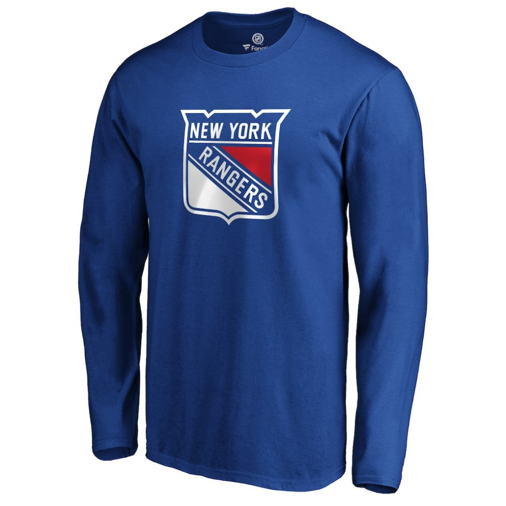 New York Rangers #1 Dad Long Sleeve T-Shirt Blue