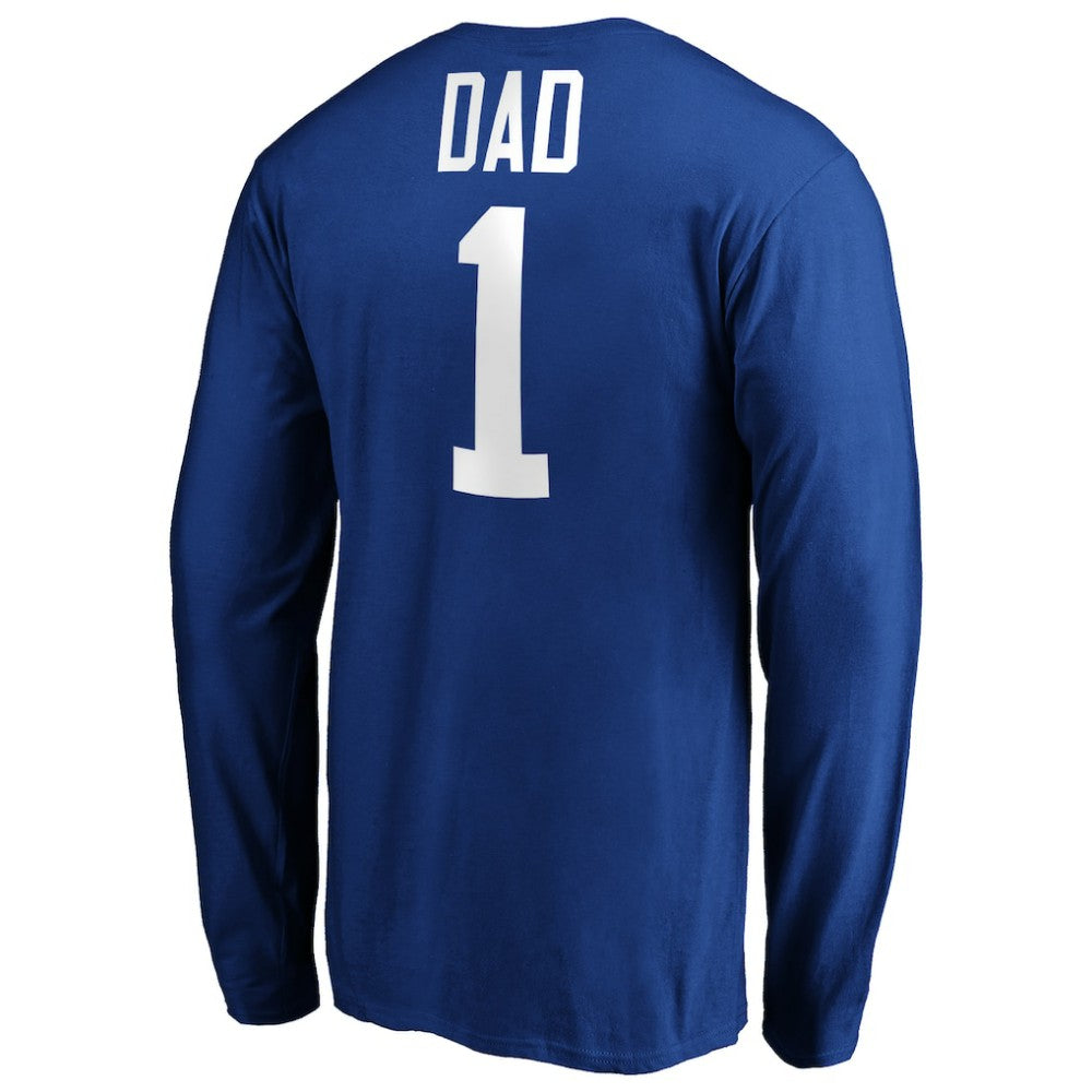 St. Louis Blues - #1 Dad Long Sleeve T-Shirt Blue