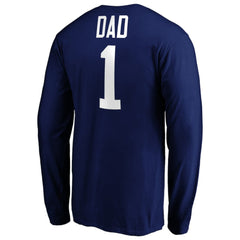Toronto Maple Leafs - #1 Dad Long Sleeve T-Shirt Blue