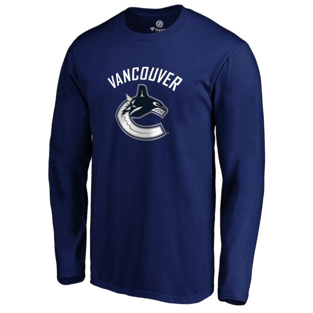 Vancouver Canucks - #1 Dad Long Sleeve T-Shirt Blue