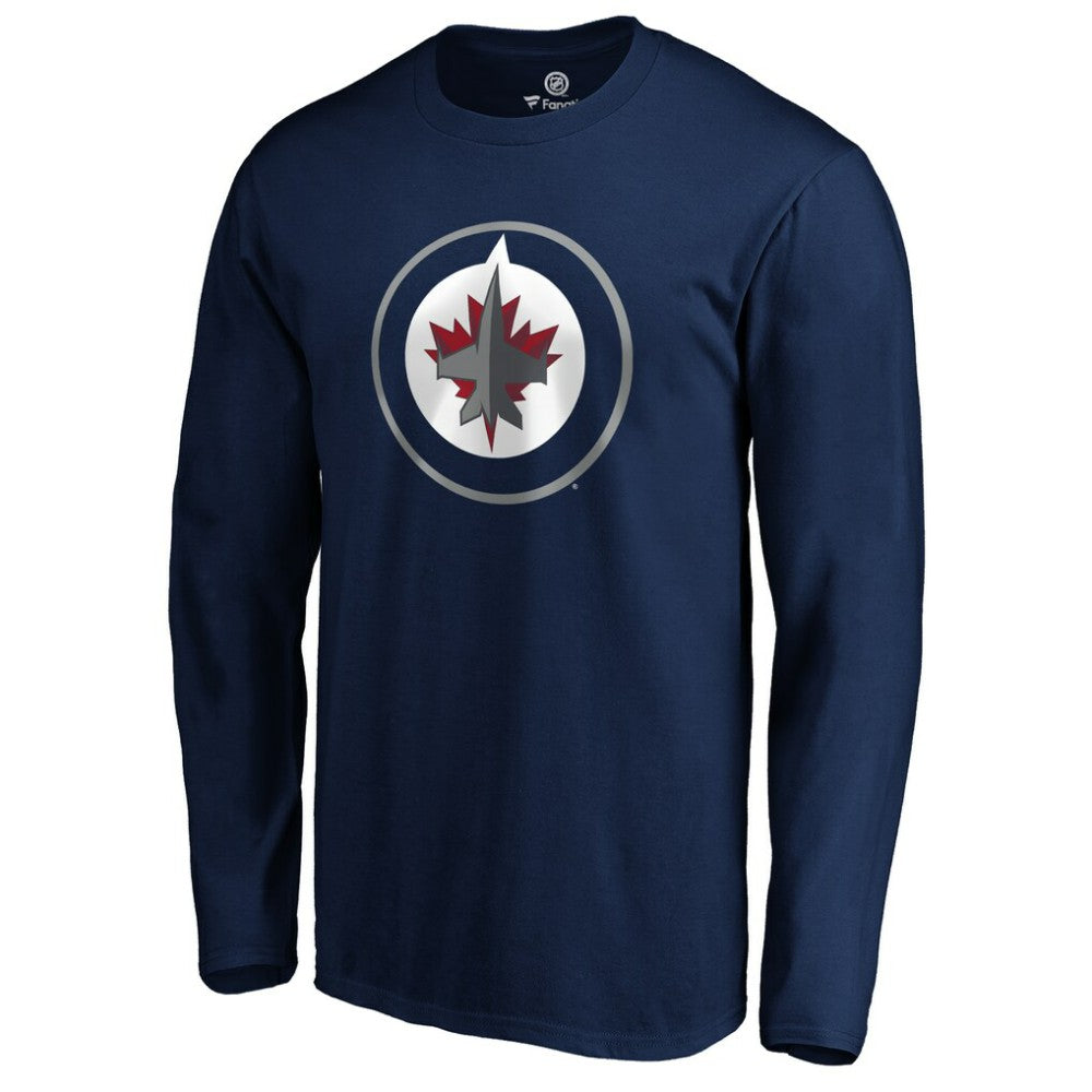 Winnipeg Jets - #1 Dad Long Sleeve T-Shirt Navy