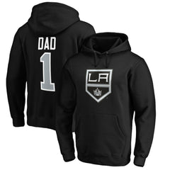 Los Angeles Kings - #1 Dad Pullover Hoodie Black