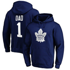 Toronto Maple Leafs - #1 Dad Pullover Hoodie Blue