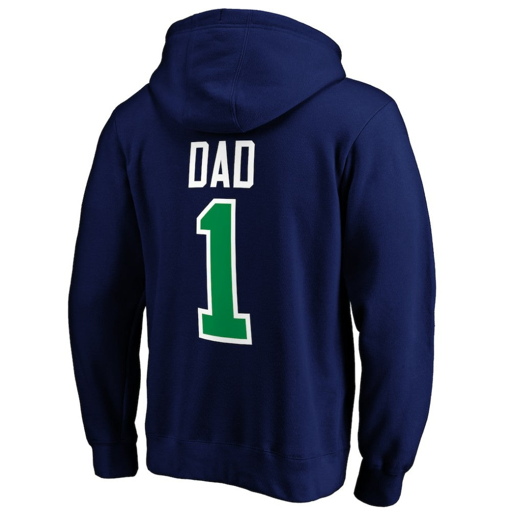 Vancouver Canucks - #1 Dad Pullover Hoodie Blue