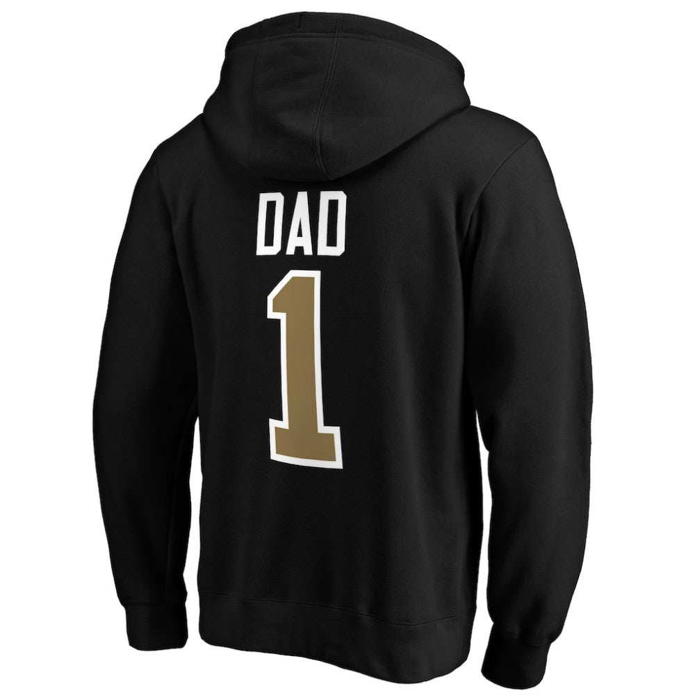 Vegas Golden Knights #1 Dad Pullover Hoodie Black