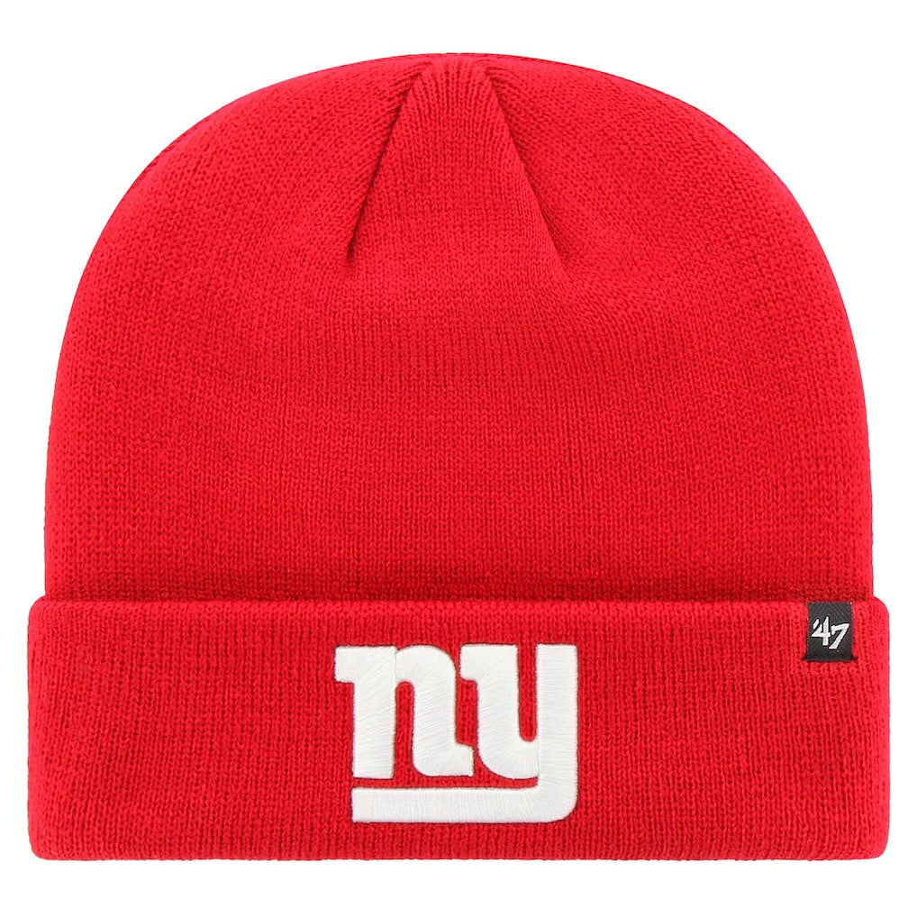 New York Giants '47 Secondary Basic Cuffed Knit Hat Red - 47 brand