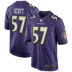 Bart Scott Baltimore Ravens Game Retired Player Jersey Purple - Nike