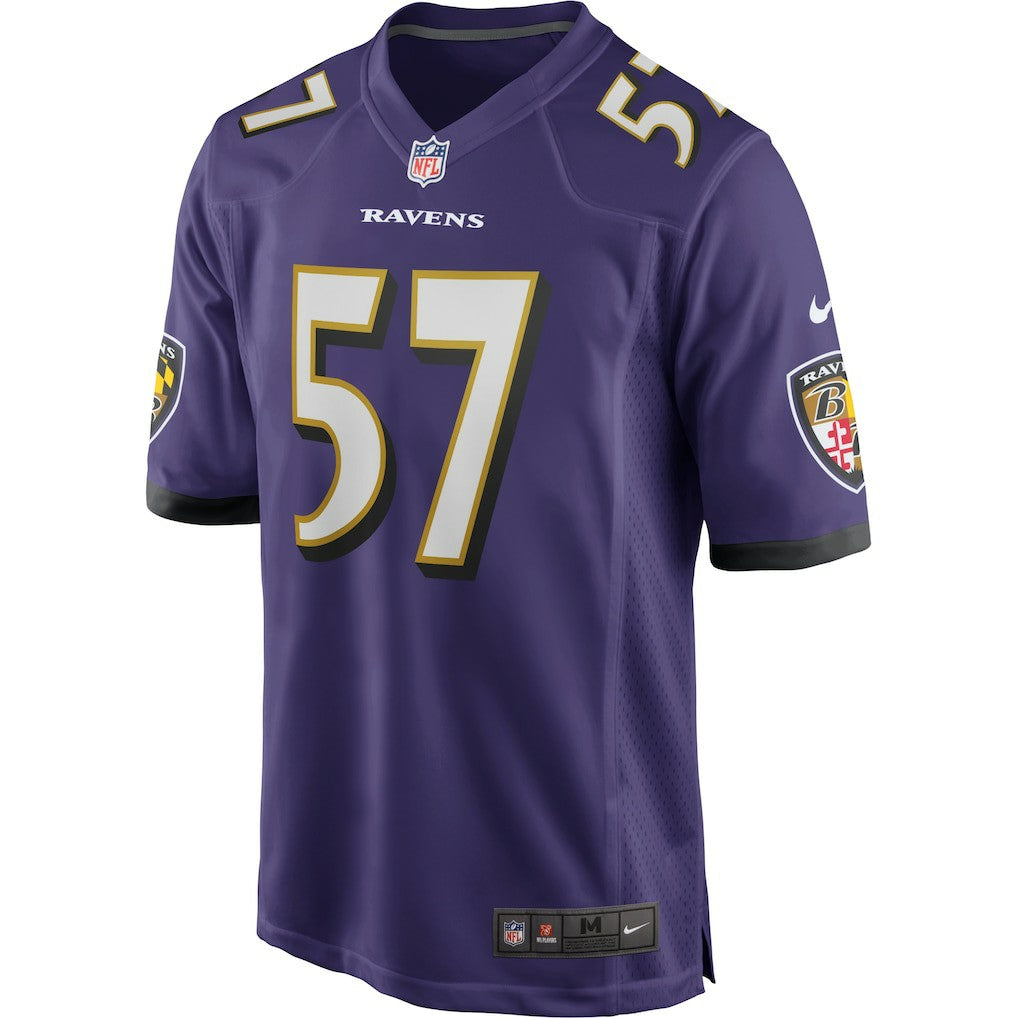 Bart Scott Baltimore Ravens Game Retired Player Jersey Purple - Nike