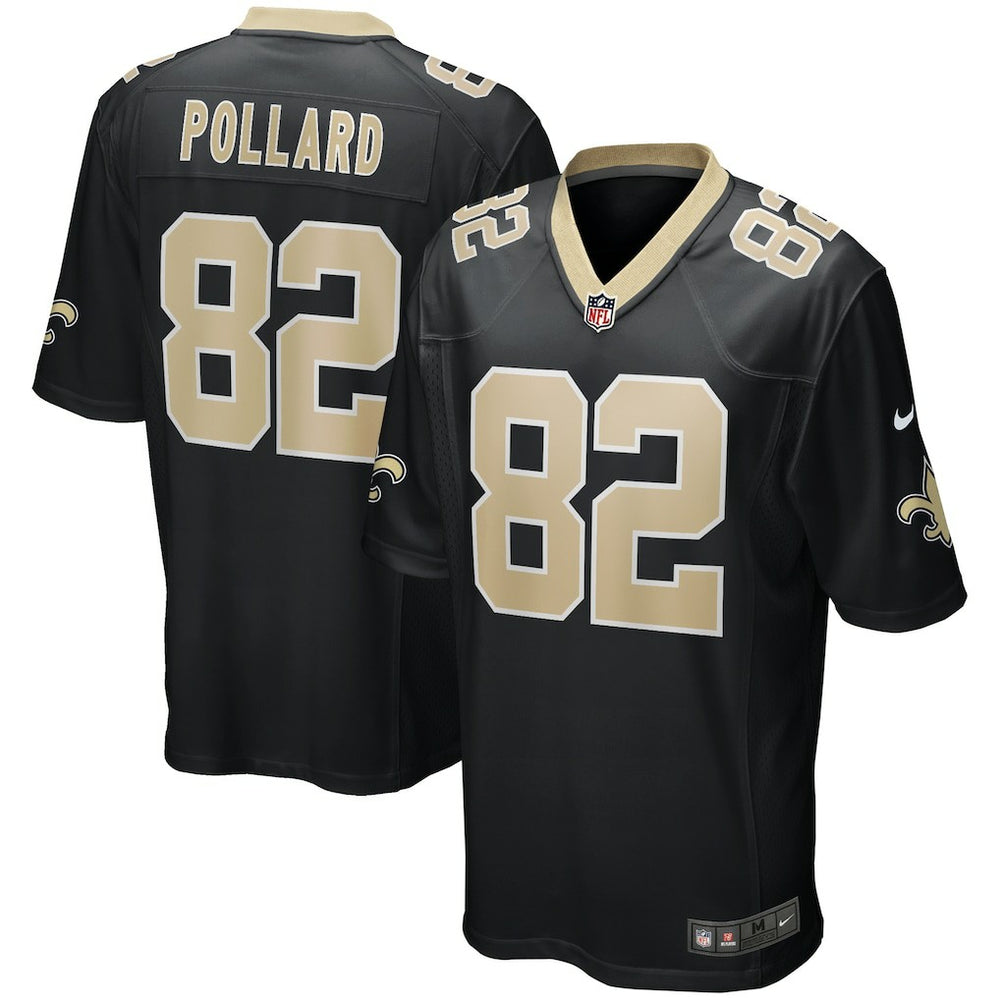 Bob Pollard New Orleans Saints Game Retired Player Jersey Black - Nike