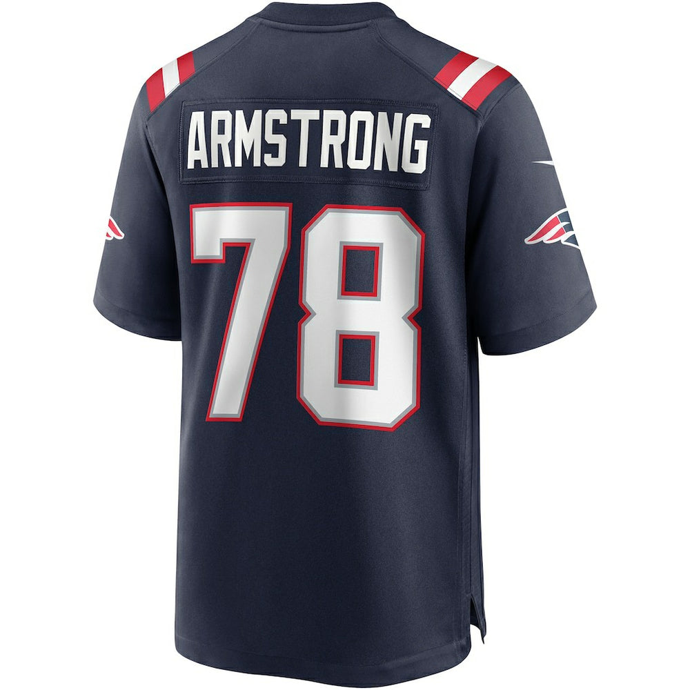 Bruce Armstrong New England Patriots Game Retired Player Jersey Navy - Nike