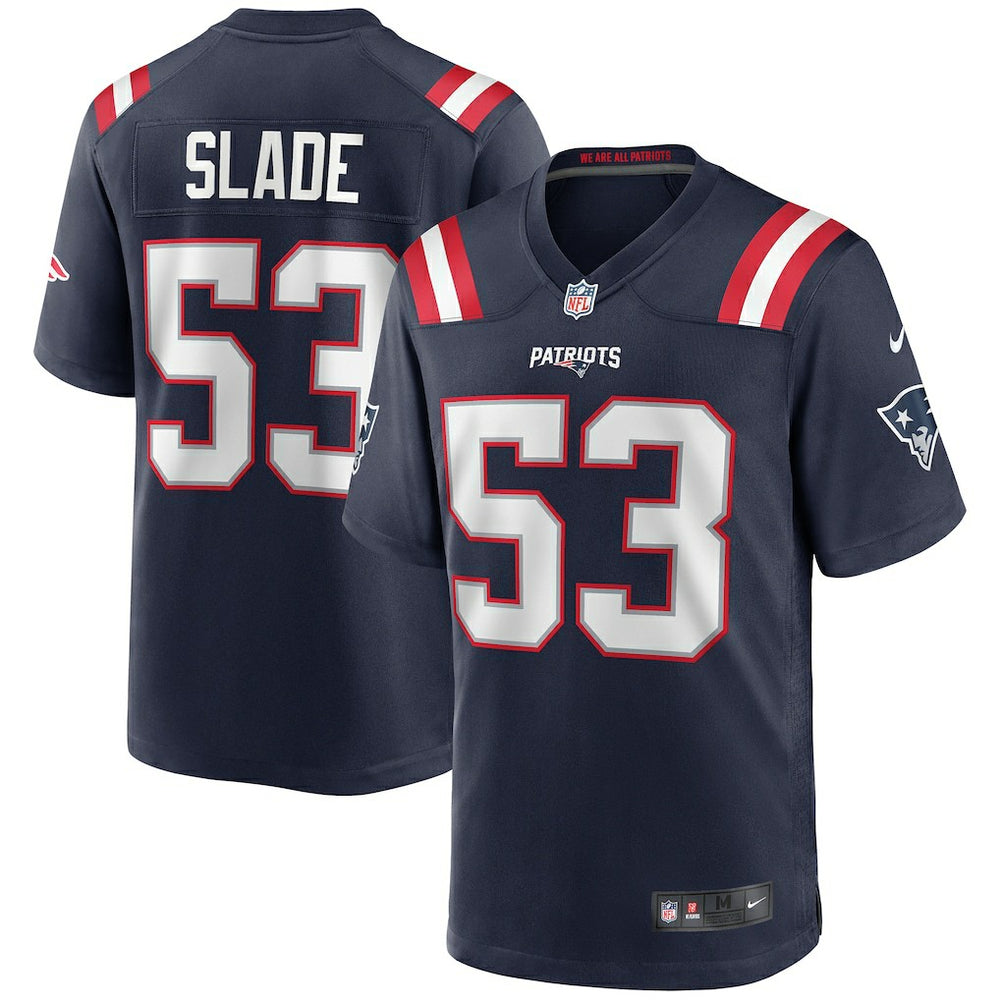 Chris Slade New England Patriots Game Retired Player Jersey Navy - Nike