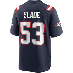 Chris Slade New England Patriots Game Retired Player Jersey Navy - Nike
