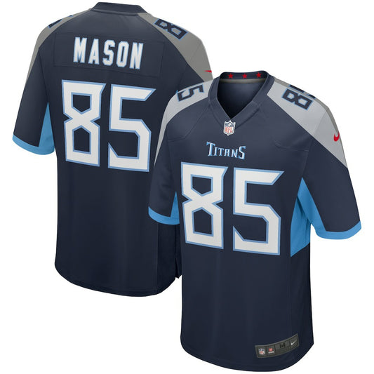 Derrick Mason Tennessee Titans Game Retired Player Jersey - Navy | NFL Jerseys