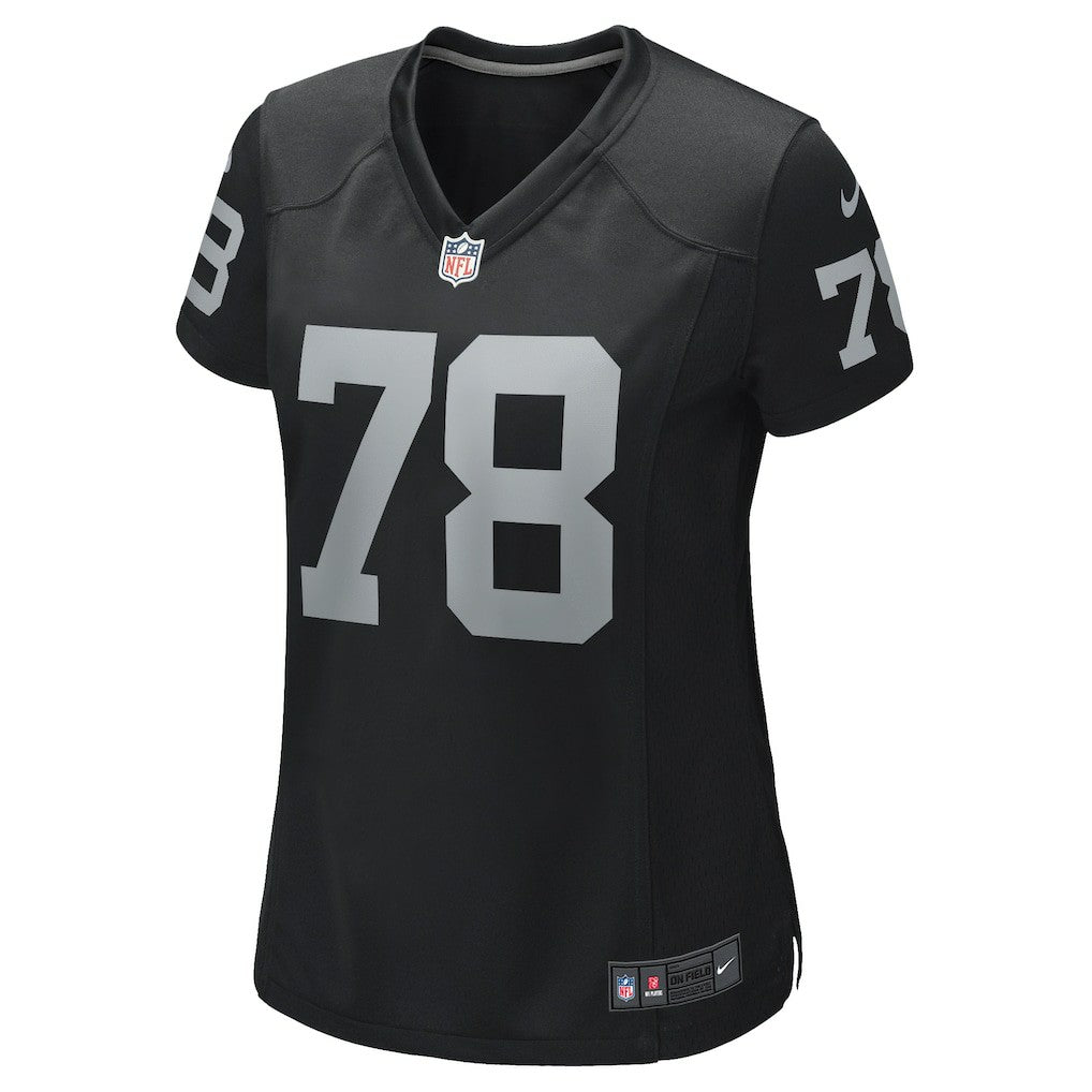 Art Shell Las Vegas Raiders Women's Game Retired Player Jersey Black - Nike