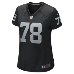 Art Shell Las Vegas Raiders Women's Game Retired Player Jersey Black - Nike