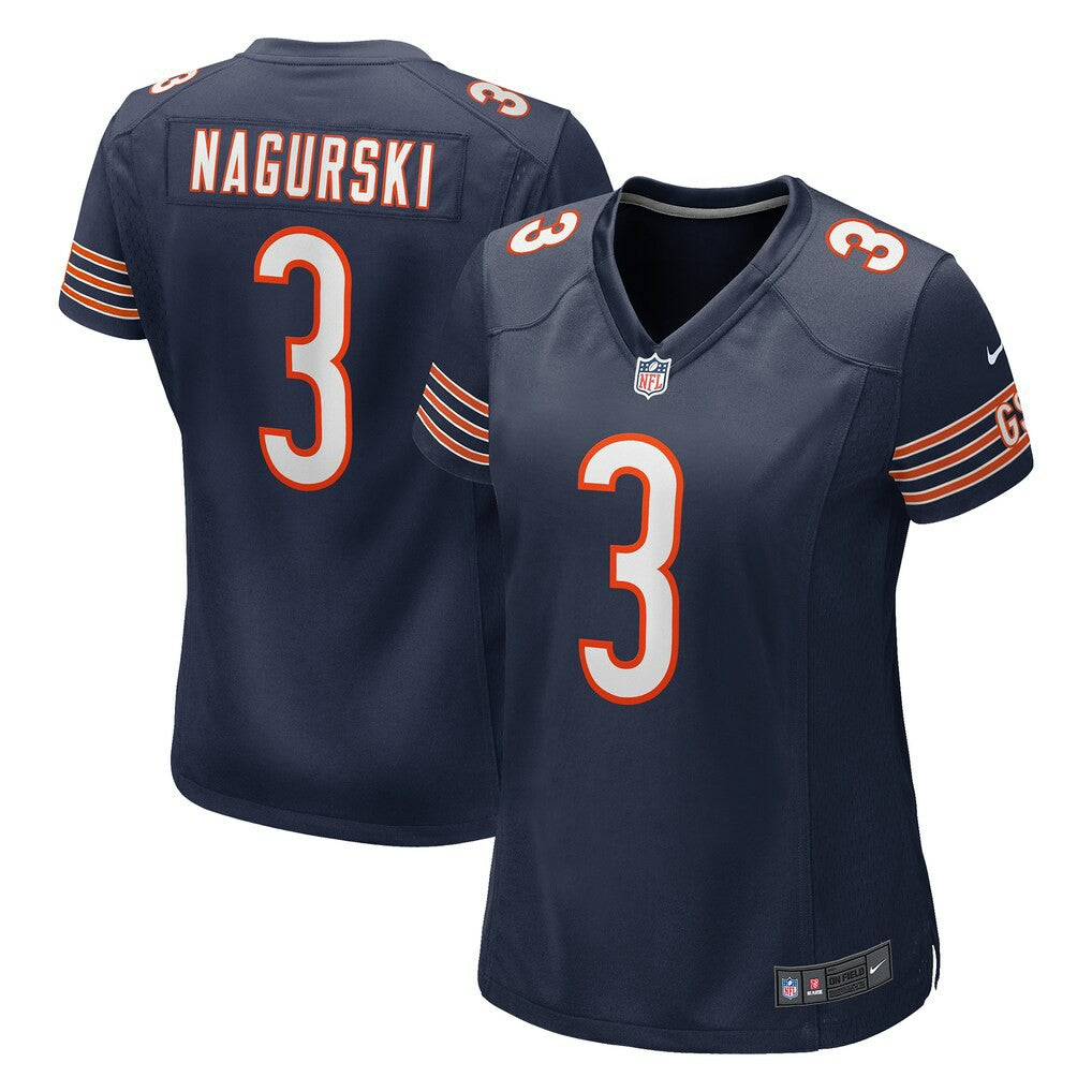 Bronko Nagurski Chicago Bears Women's Game Retired Player Jersey Navy - Nike