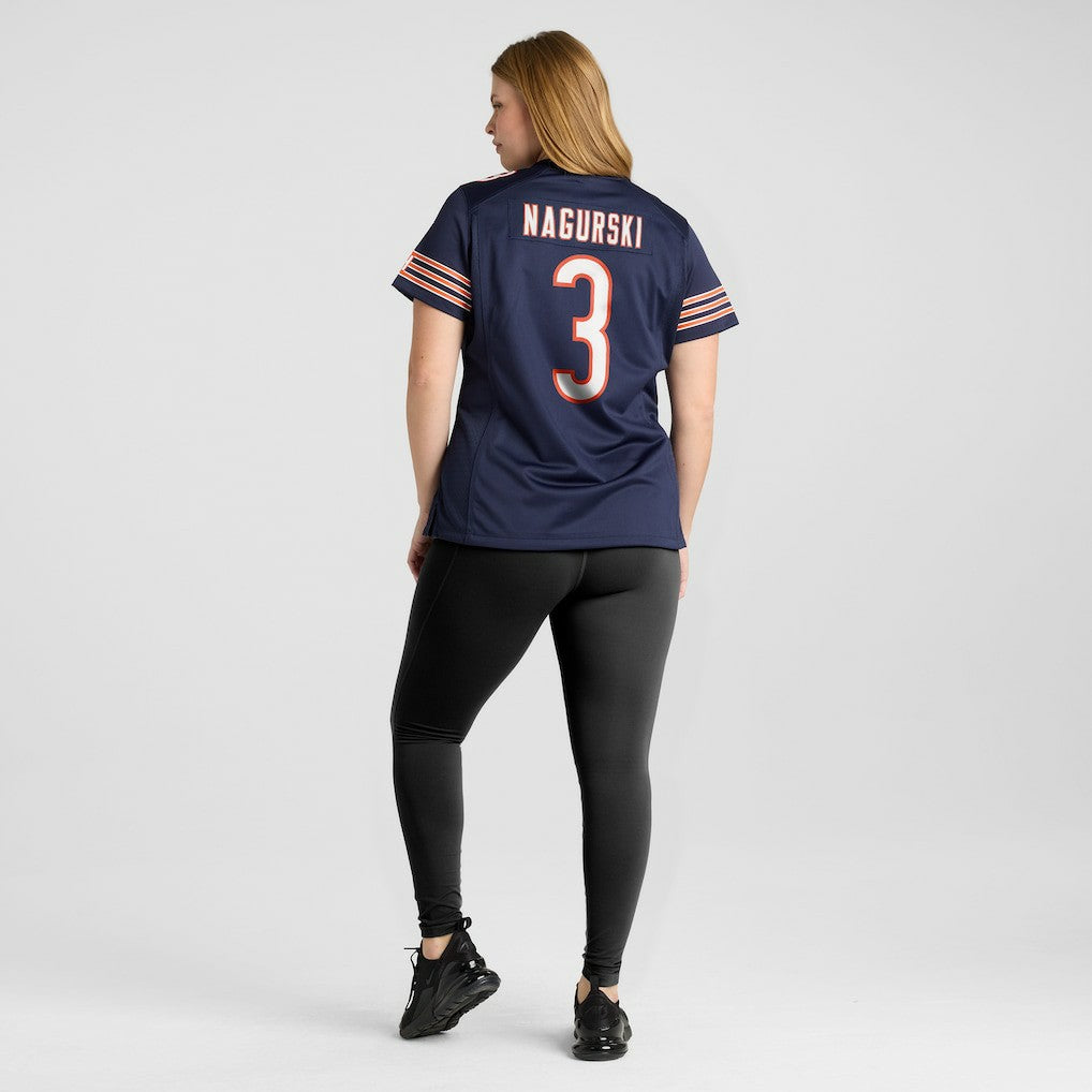 Bronko Nagurski Chicago Bears Women's Game Retired Player Jersey Navy - Nike