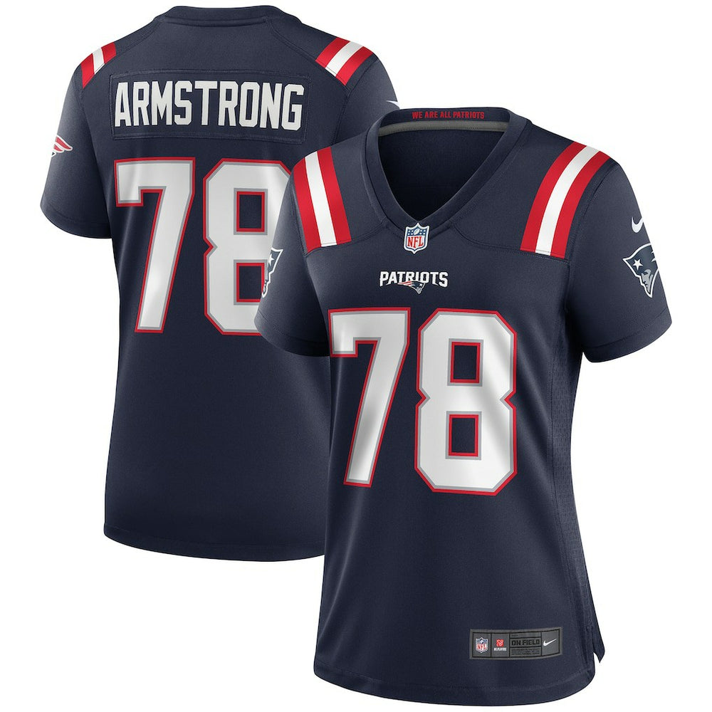 Bruce Armstrong New England Patriots Women's Game Retired Player Jersey Navy - Nike