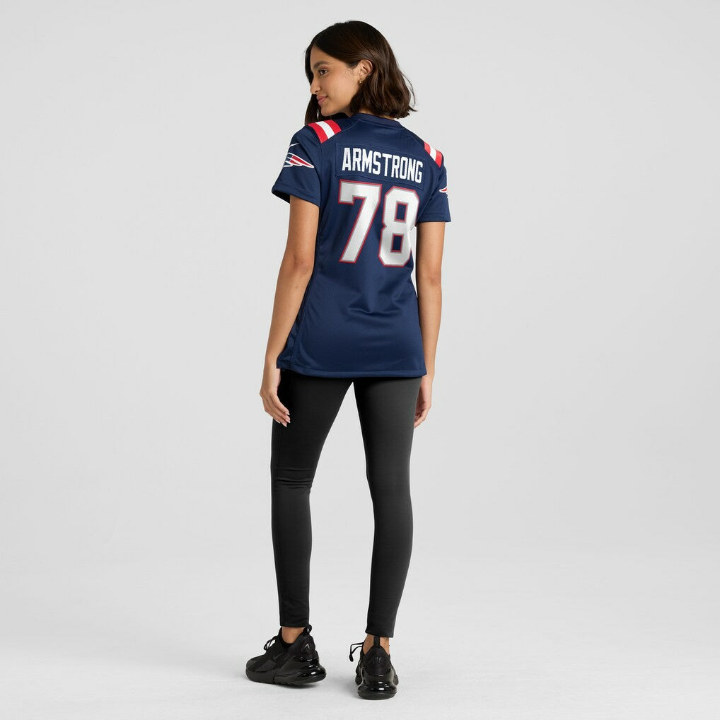 Bruce Armstrong New England Patriots Women's Game Retired Player Jersey Navy - Nike