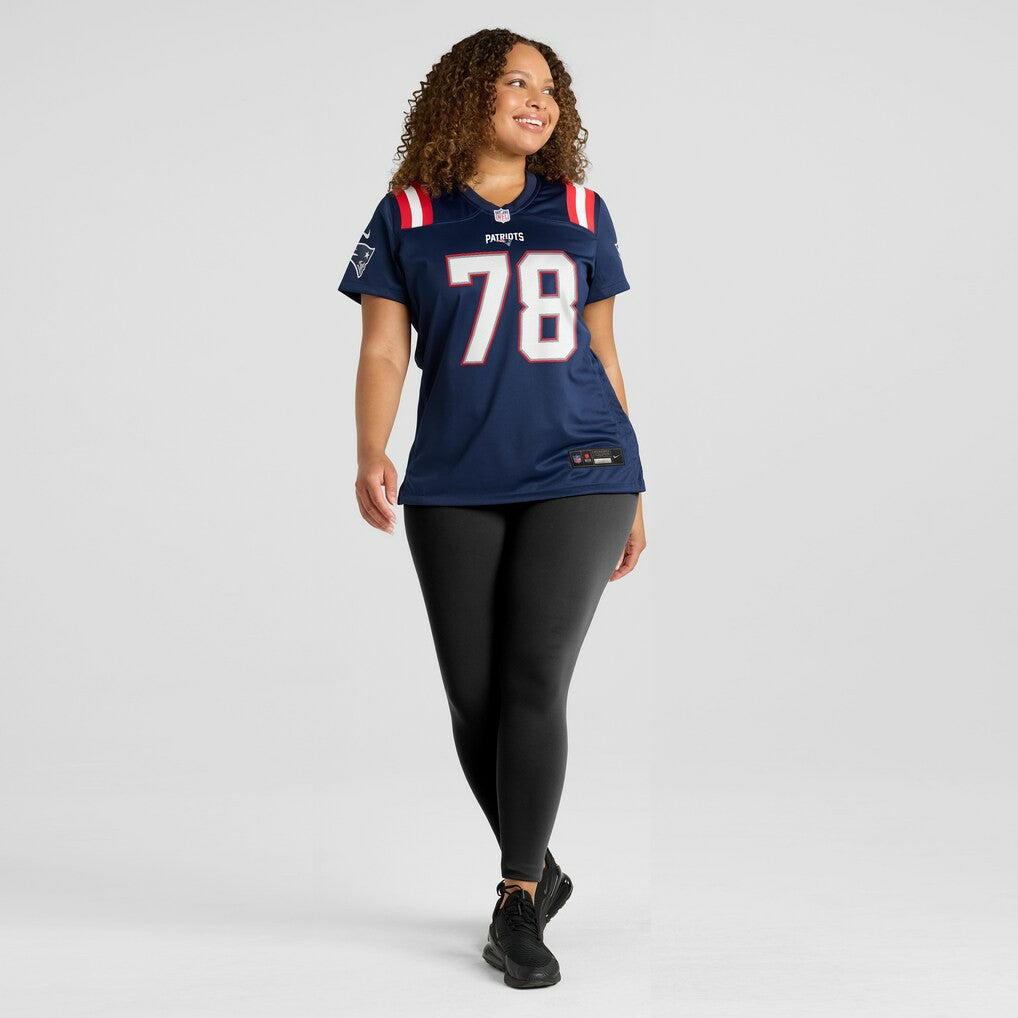 Bruce Armstrong New England Patriots Women's Game Retired Player Jersey Navy - Nike