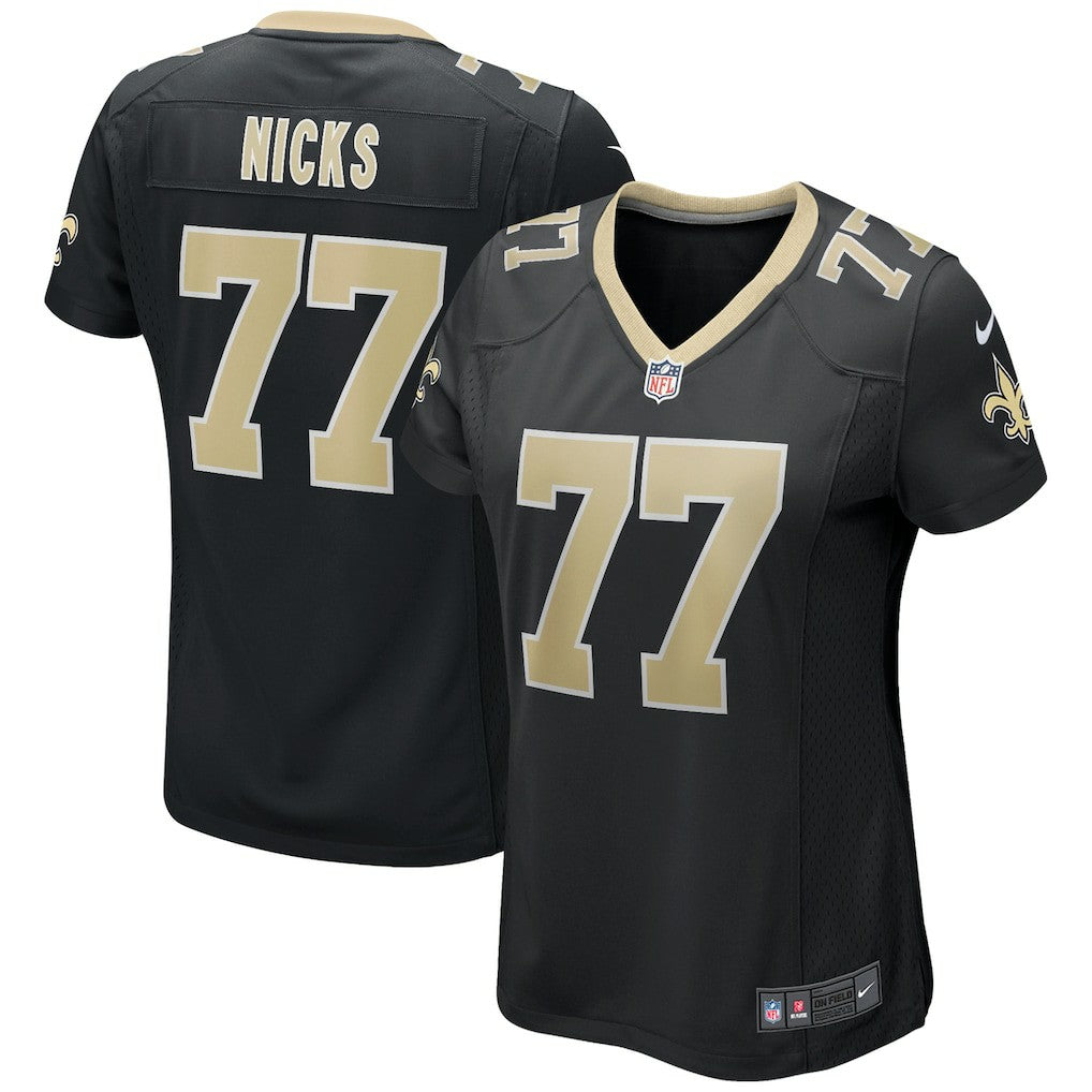 Carl Nicks New Orleans Saints Women's Game Retired Player Jersey Black - Nike