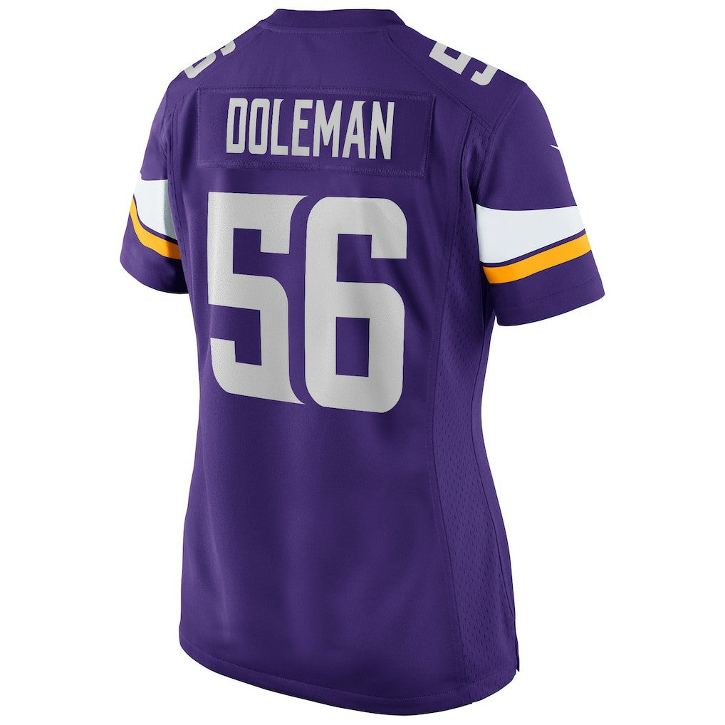 Chris Doleman Minnesota Vikings Women's Game Retired Player Jersey Purple - Nike
