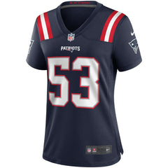 Chris Slade New England Patriots Women's Game Retired Player Jersey Navy - Nike
