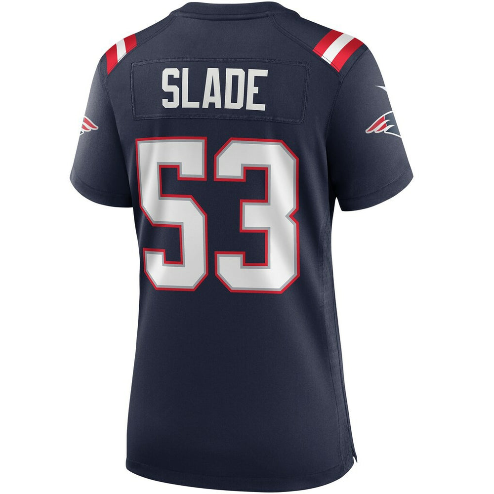 Chris Slade New England Patriots Women's Game Retired Player Jersey Navy - Nike