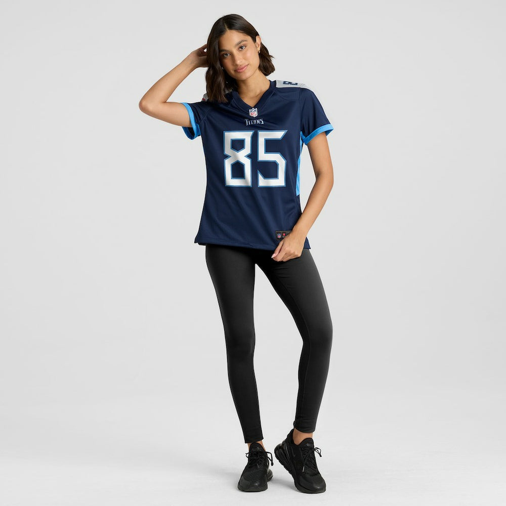 Derrick Mason Tennessee Titans Women's Game Retired Player Jersey Navy - Nike
