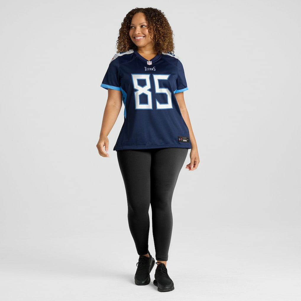 Derrick Mason Tennessee Titans Women's Game Retired Player Jersey Navy - Nike