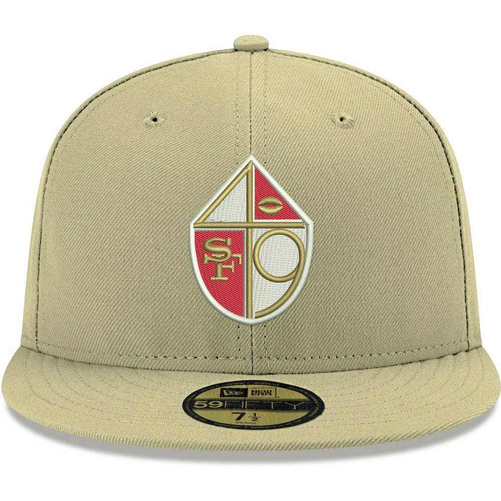 San Francisco 49ers New Era Omaha Throwback 59FIFTY Fitted Hat Gold - NFL