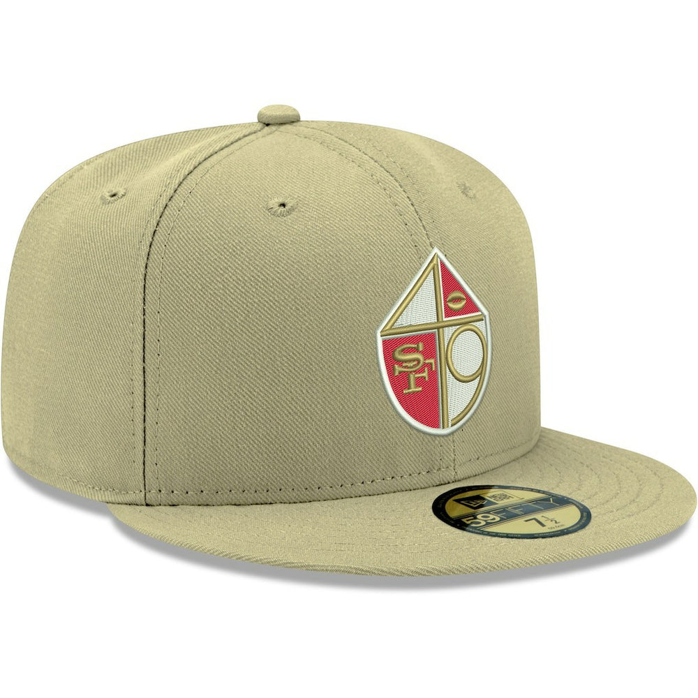 San Francisco 49ers New Era Omaha Throwback 59FIFTY Fitted Hat Gold - NFL