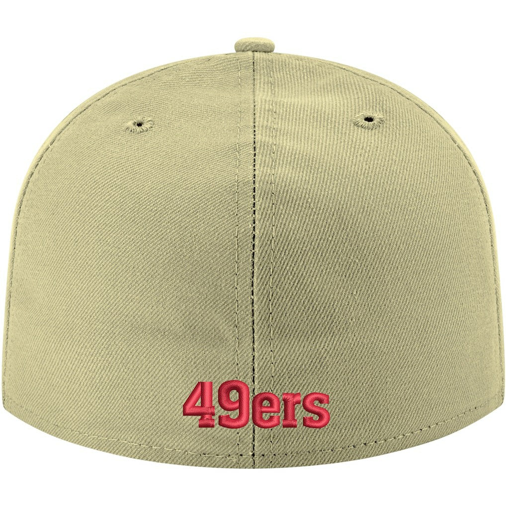 San Francisco 49ers New Era Omaha Throwback 59FIFTY Fitted Hat Gold - NFL
