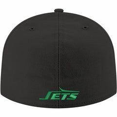New York Jets New Era Omaha Throwback 59FIFTY Fitted Hat Black - NFL