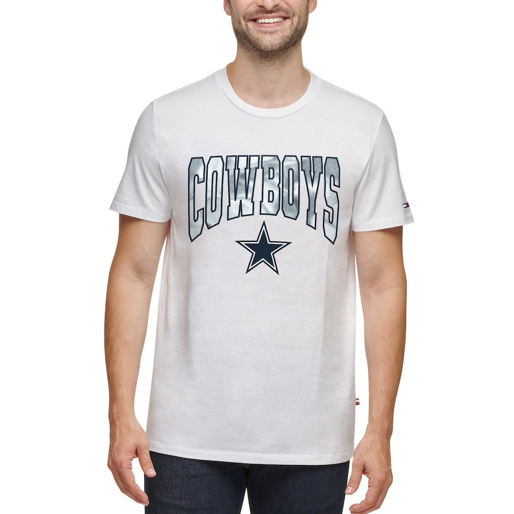 Dallas Cowboys Tommy Hilfiger Embroidered Patch T-Shirt White - NFL